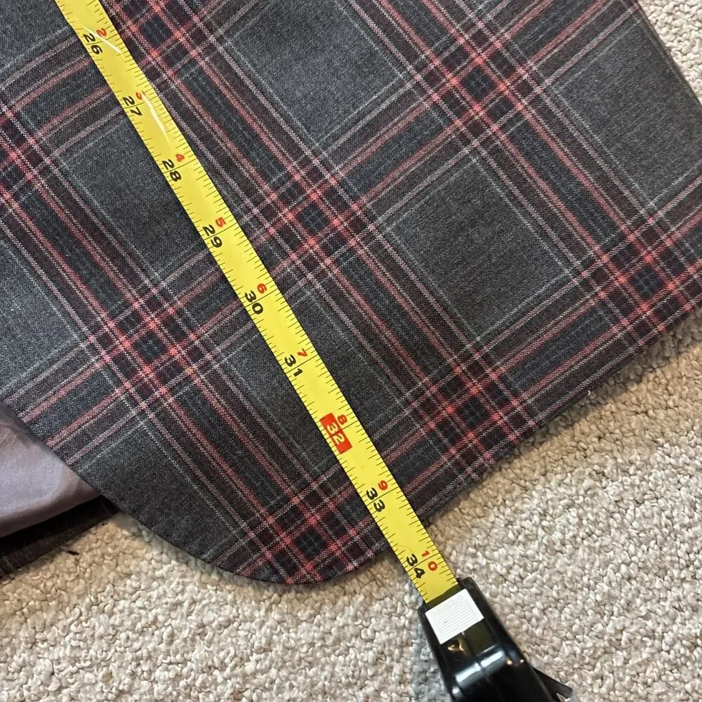 John Cena Own David Alan Holland Sherry Gray Plaid 3 Piece Suit Custom Wool